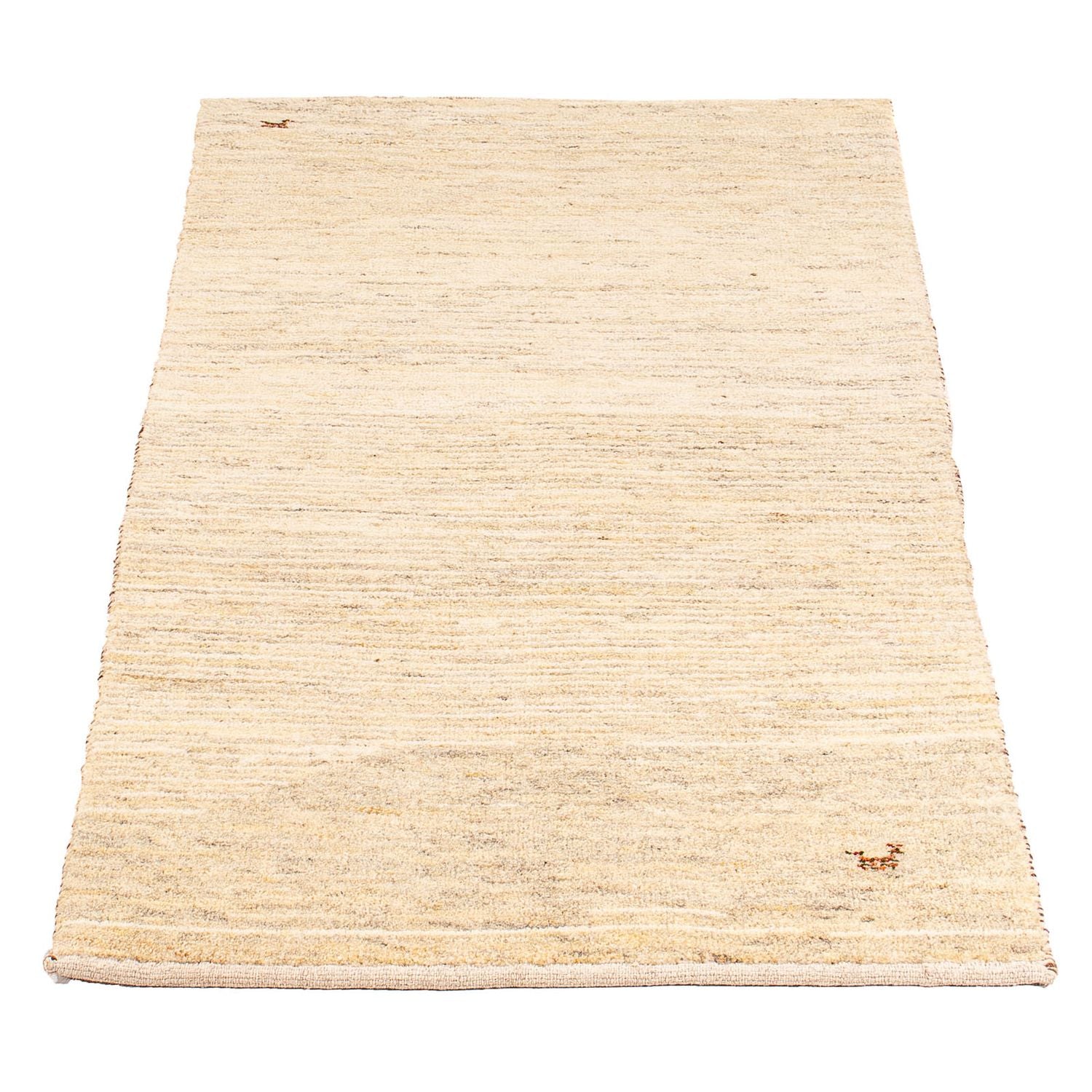 Gabbeh Tæppe - Loribaft Persisk - 140 x 70 cm - beige