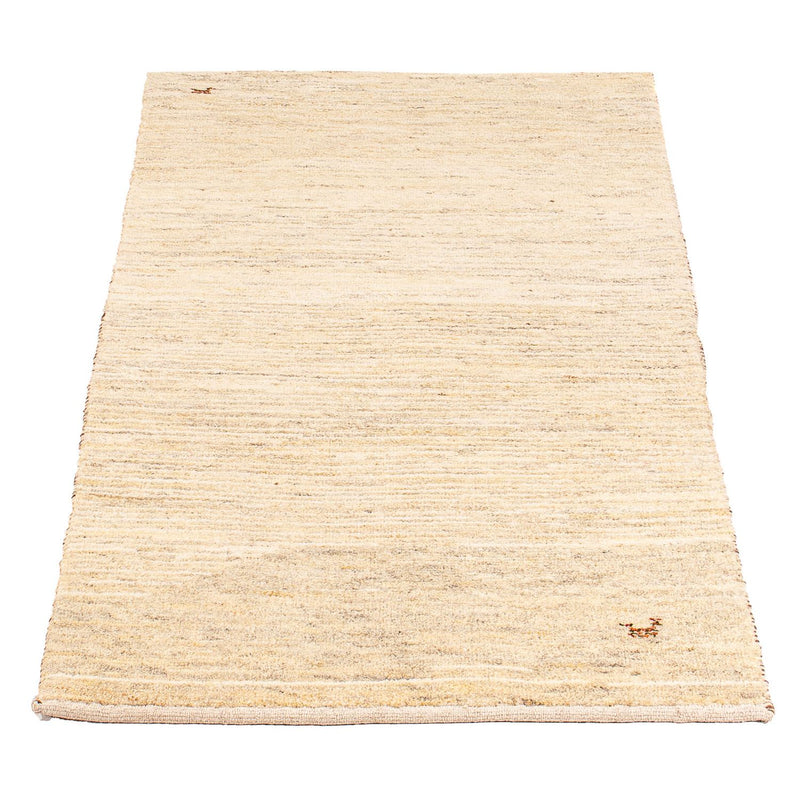 Gabbeh Tæppe - Loribaft Persisk - 140 x 70 cm - beige