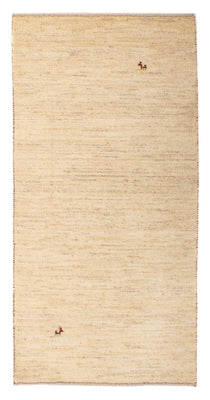 Gabbeh Tæppe - Loribaft Persisk - 137 x 72 cm - beige