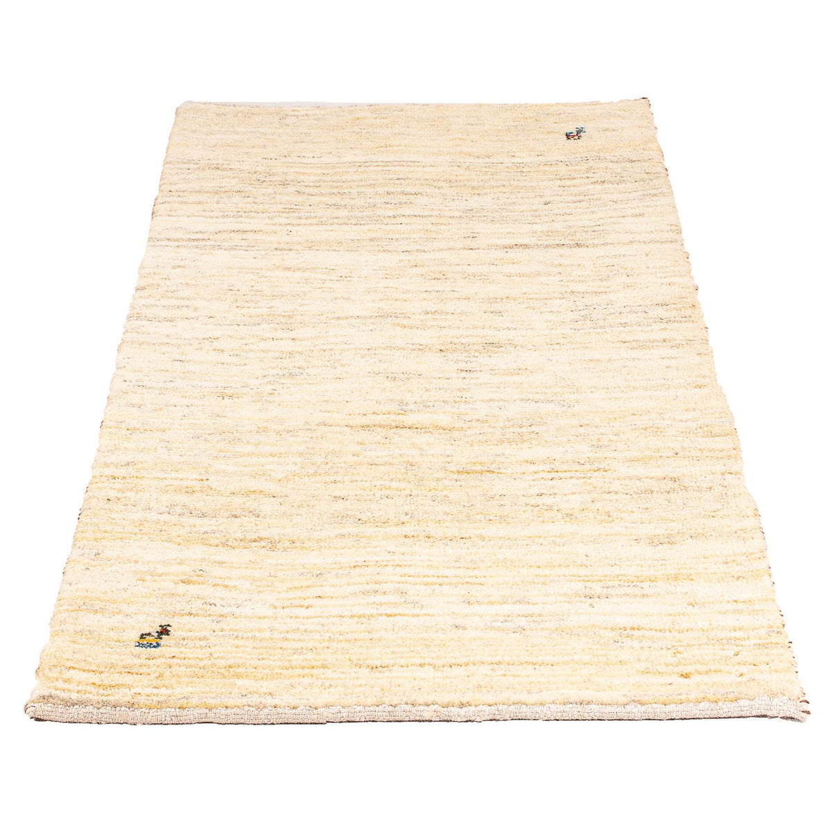 Gabbeh Tæppe - Loribaft Persisk - 137 x 72 cm - beige