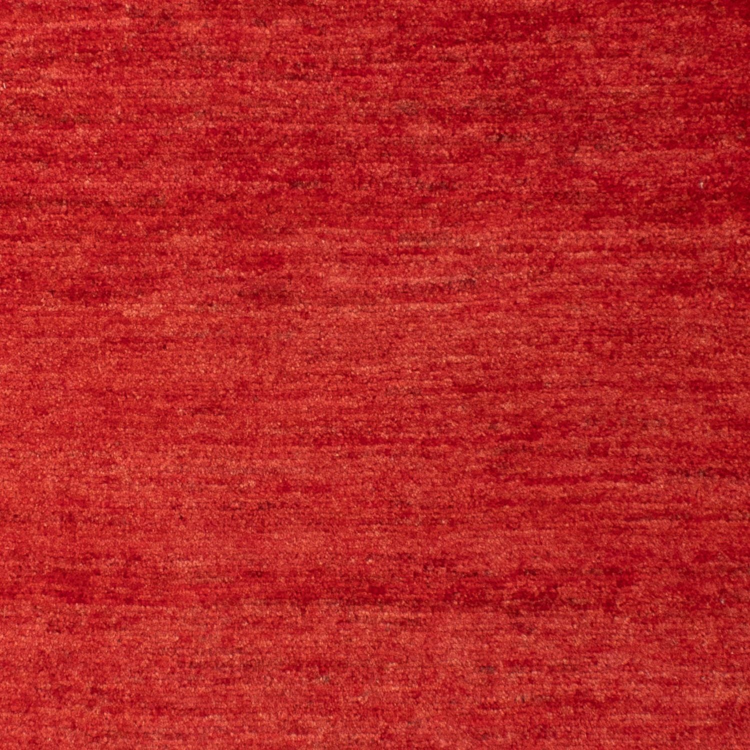 Gabbeh Tæppe - Loribaft Persisk - 118 x 75 cm - mørkerød