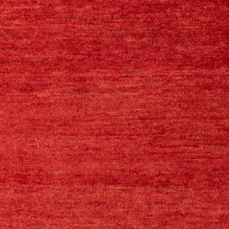 Gabbeh Tæppe - Loribaft Persisk - 118 x 75 cm - mørkerød