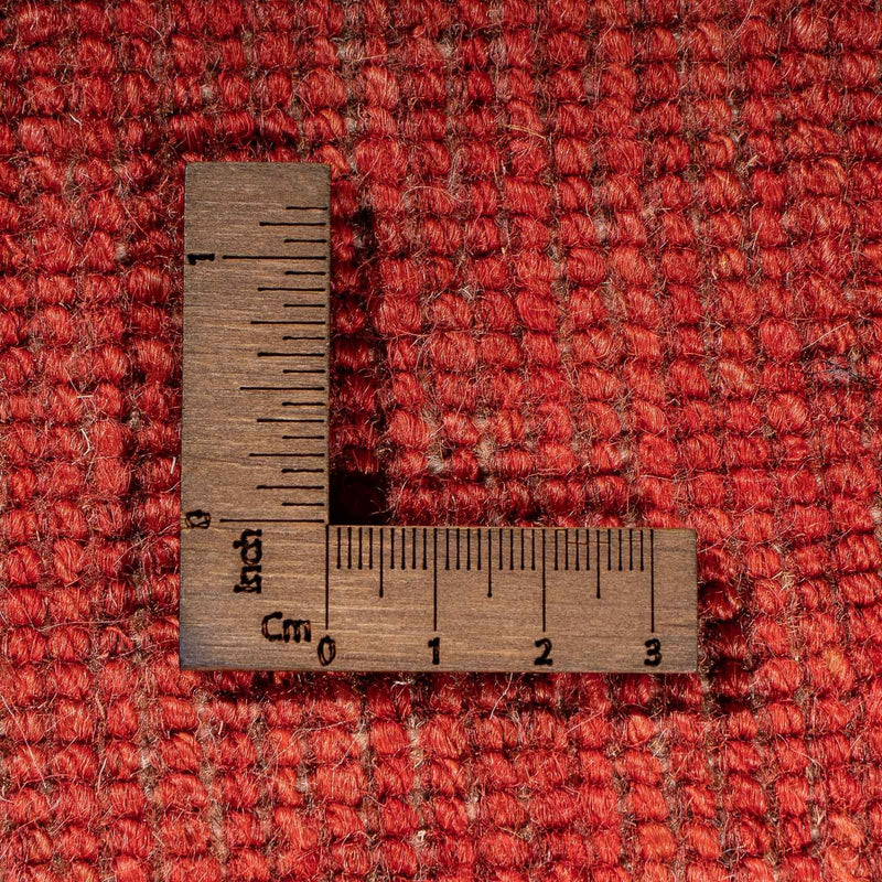 Gabbeh Tæppe - Loribaft Persisk - 118 x 75 cm - mørkerød