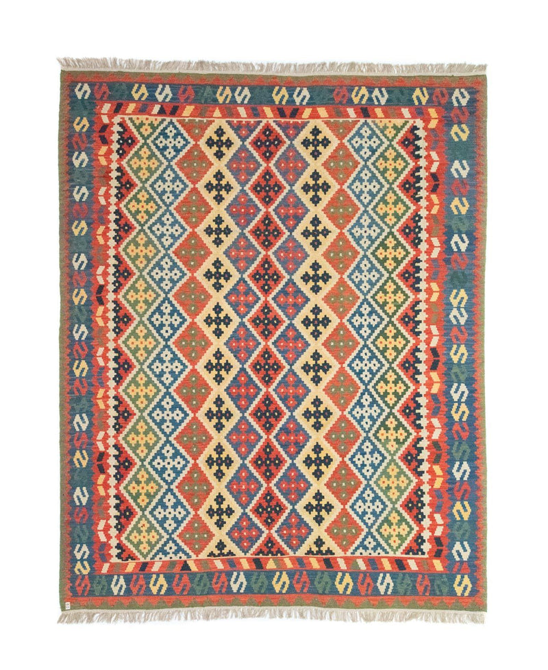 Kelim-tæppe - orientalsk - 330 x 257 cm - flerfarvet