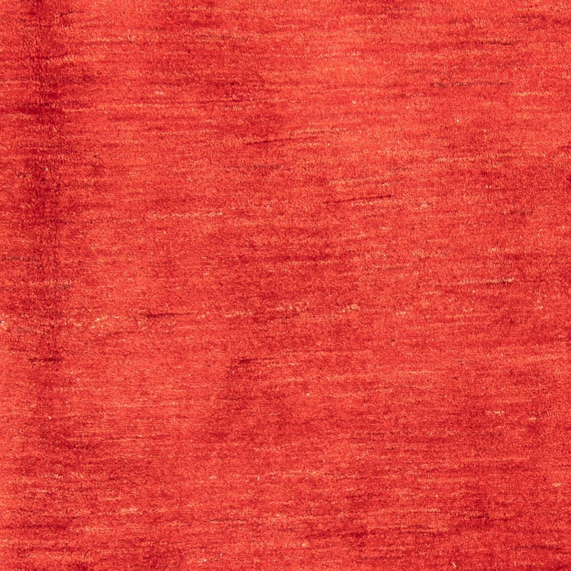Gabbeh Tæppe - Loribaft Persisk - 248 x 180 cm - mørkerød