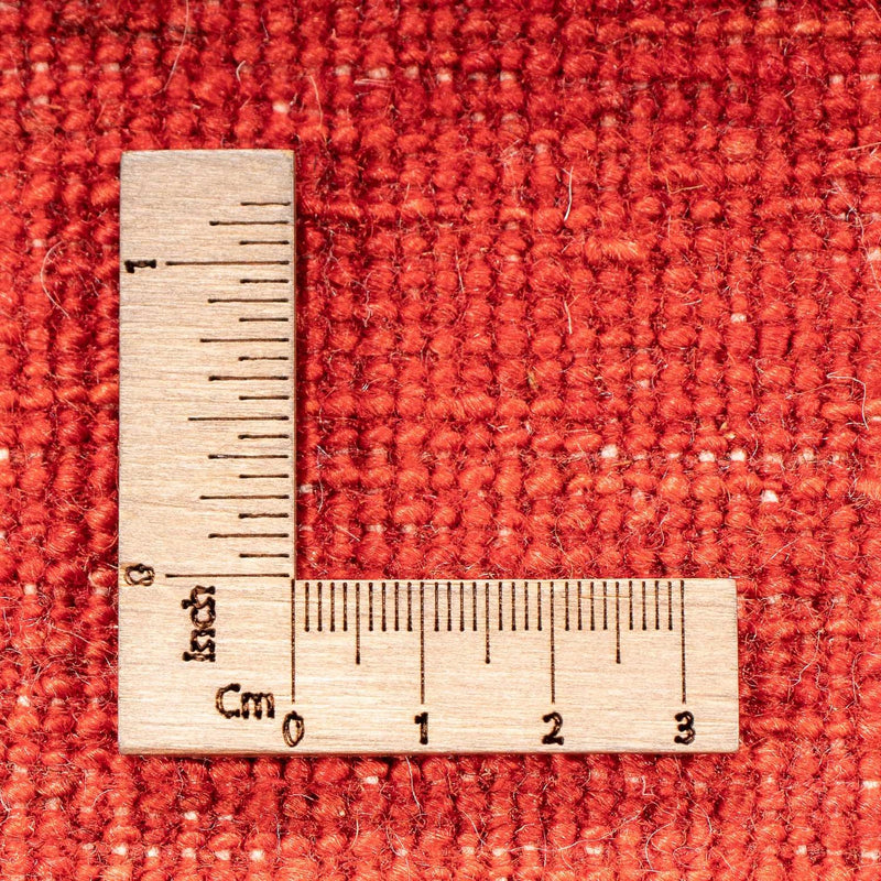 Gabbeh Tæppe - Loribaft Persisk - 248 x 180 cm - mørkerød
