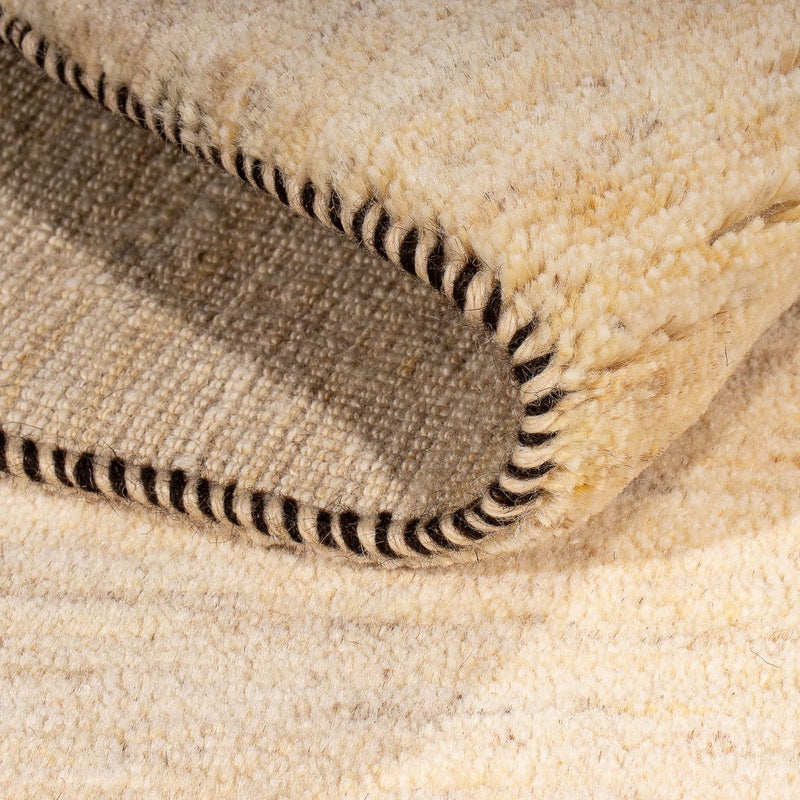Gabbeh Tæppe - Loribaft Persisk - 140 x 75 cm - beige