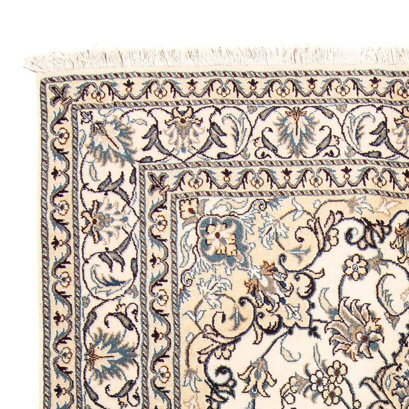 Persisk tæppe - Nain - 195 x 145 cm - beige