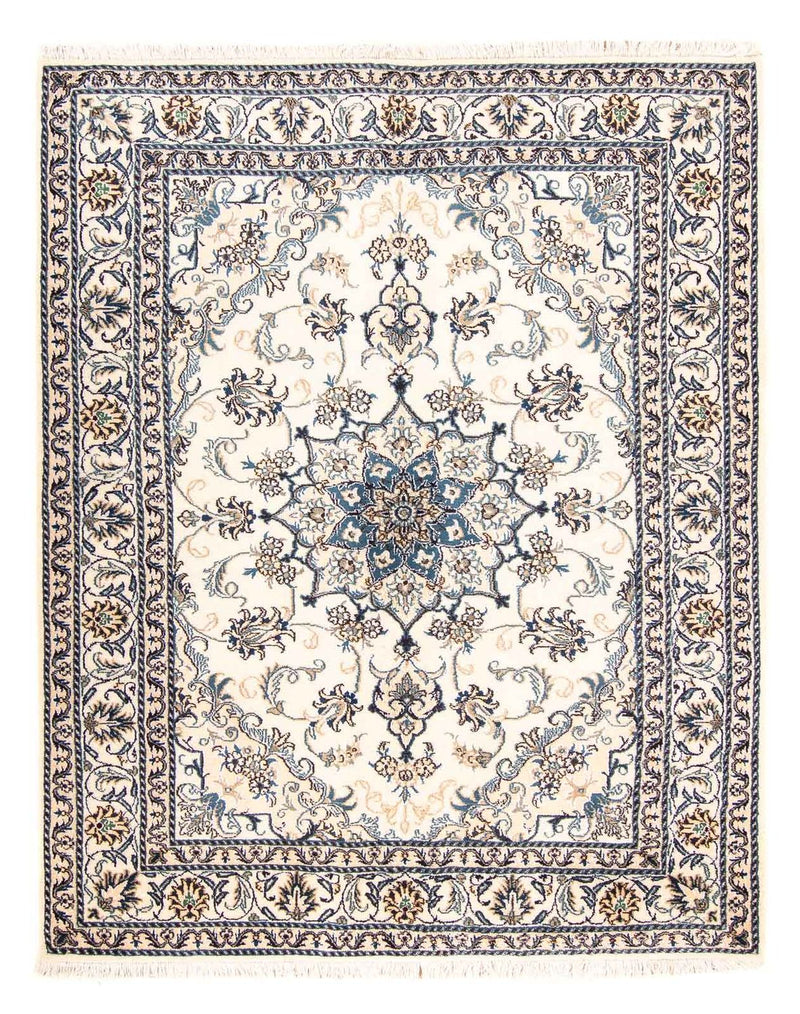 Persisk tæppe - Nain - 197 x 148 cm - beige