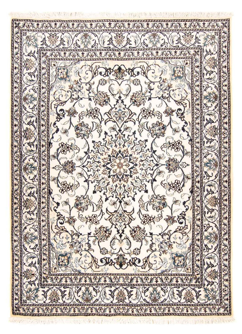 Persisk tæppe - Nain - 203 x 147 cm - beige
