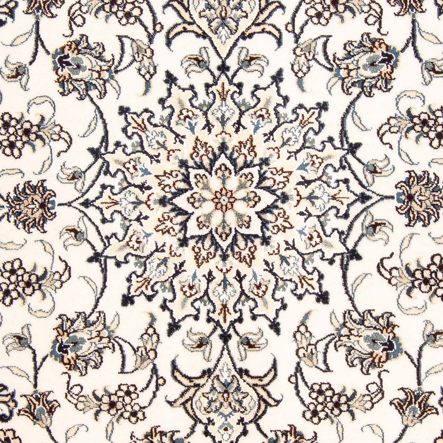 Persisk tæppe - Nain - 203 x 147 cm - beige