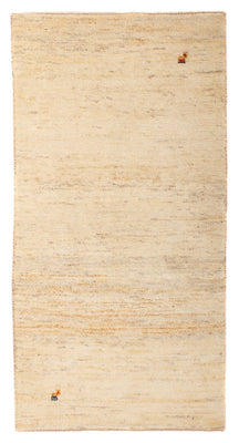 Gabbeh Tæppe - Loribaft Persisk - 143 x 73 cm - beige