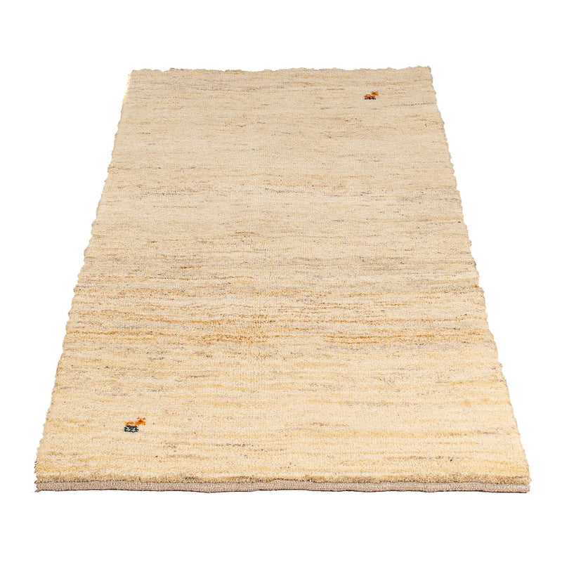 Gabbeh Tæppe - Loribaft Persisk - 143 x 73 cm - beige