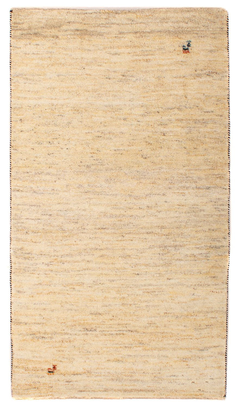 Gabbeh Tæppe - Loribaft Persisk - 141 x 73 cm - beige
