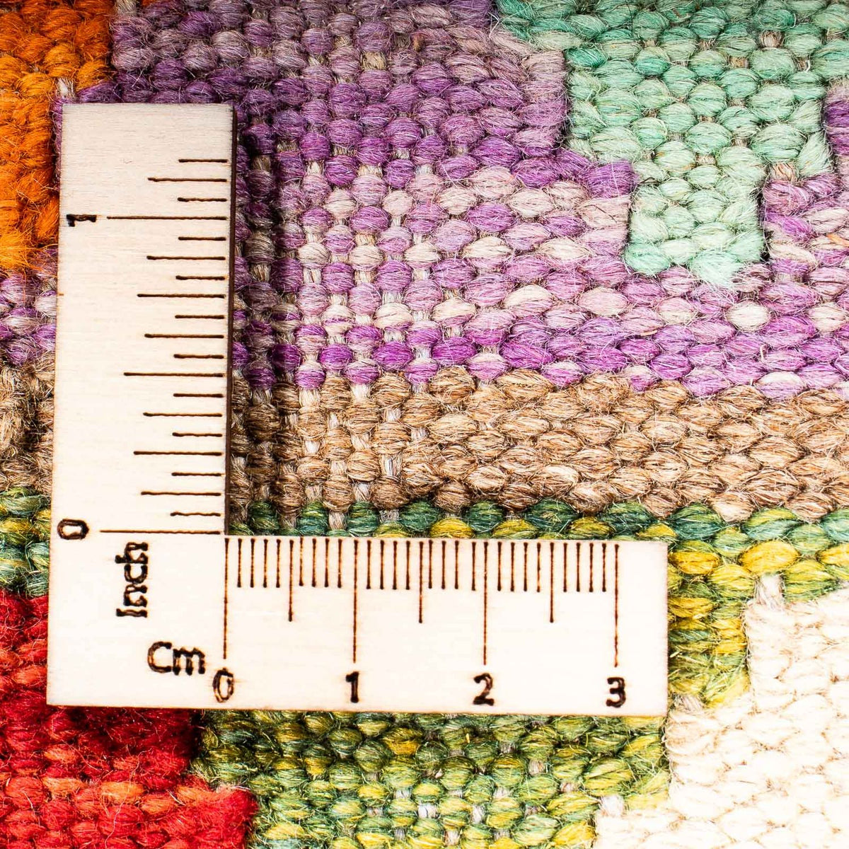 Løber Kelim Carpet - Splash - 300 x 82 cm - flerfarvet