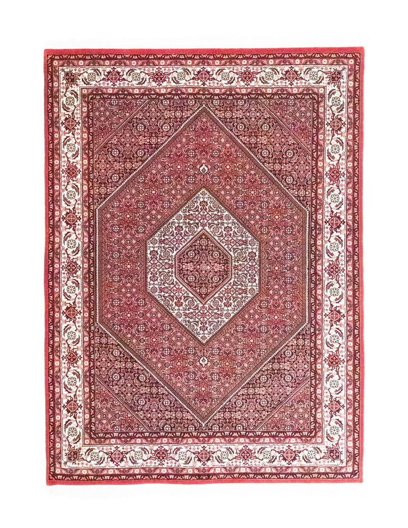 Persisk tæppe - Bijar - 200 x 140 cm - rød