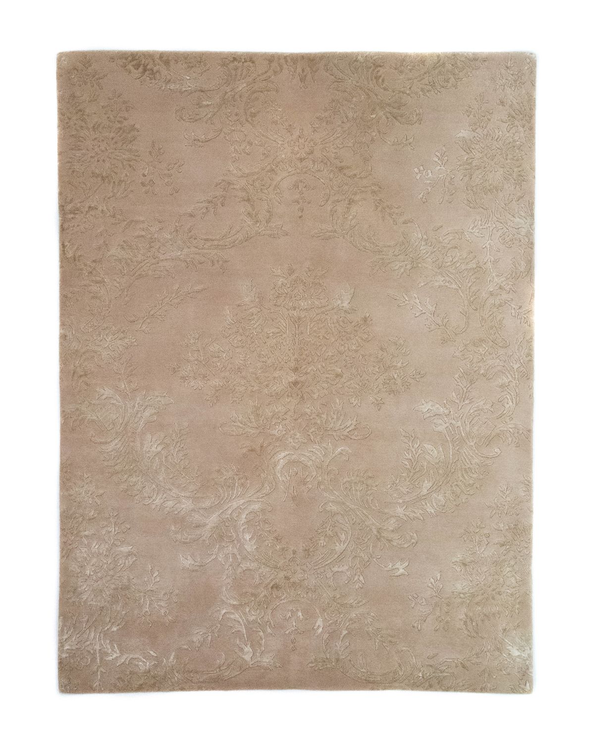 Designer tæppe - 212 x 155 cm - brun