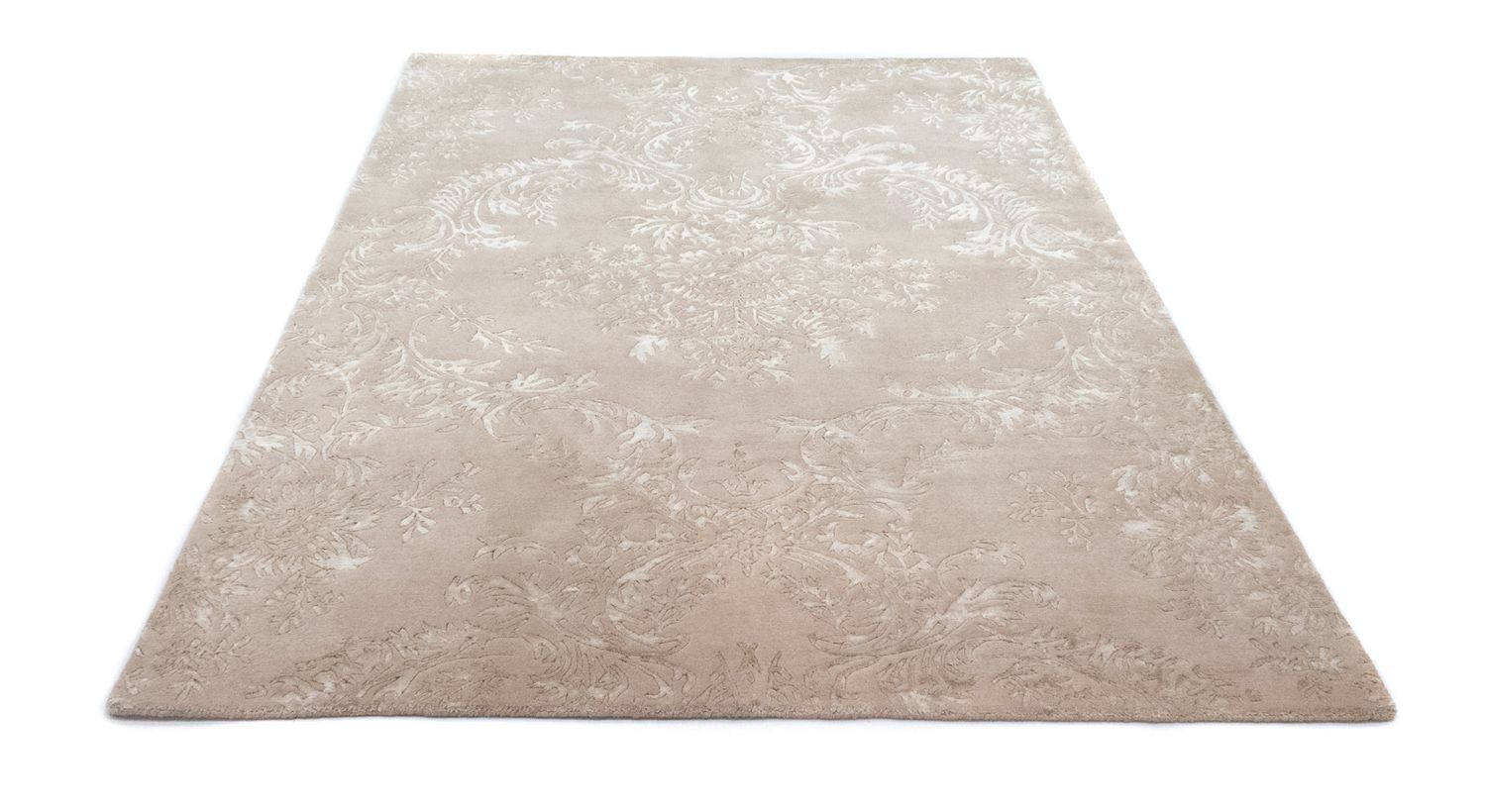 Designer tæppe - 212 x 155 cm - brun