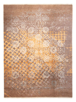 Designer tæppe - 301 x 237 cm - brun
