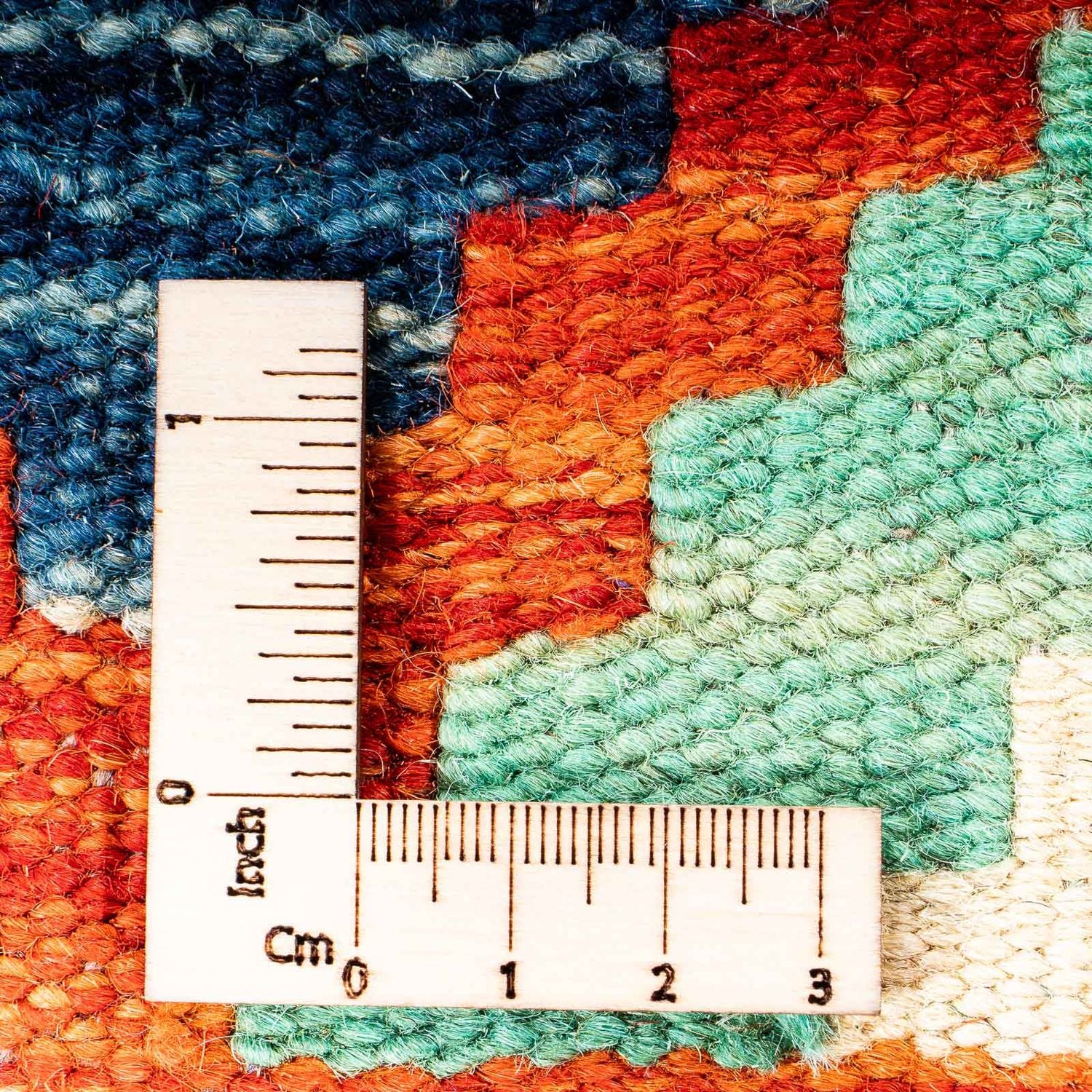 Kelim Carpet - Splash - 150 x 102 cm - flerfarvet