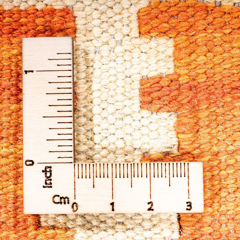 Kelim Carpet - Splash - 154 x 99 cm - mørkerød