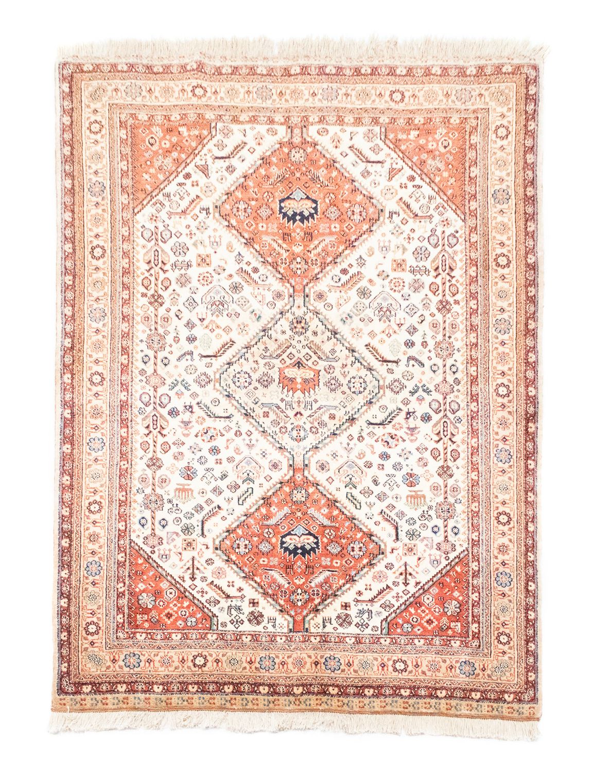 Persisk tæppe - Nomadisk - 203 x 145 cm - beige