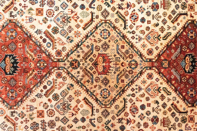 Persisk tæppe - Nomadisk - 203 x 145 cm - beige