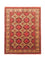 Afghansk tæppe - 202 x 152 cm - rød