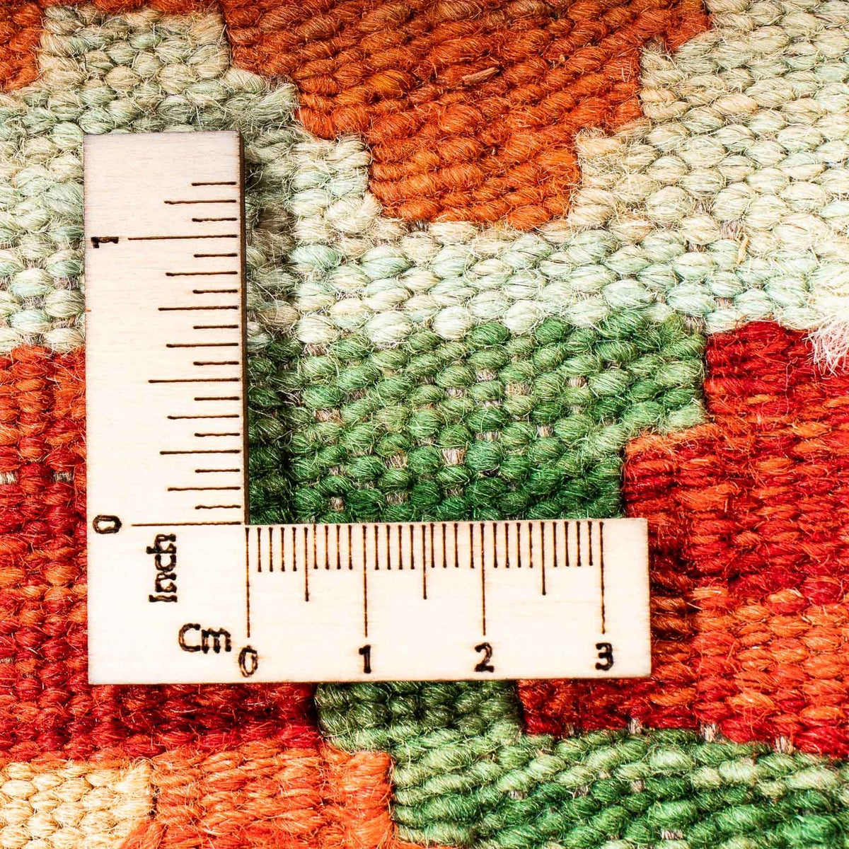 Kelim Carpet - Splash - 148 x 104 cm - rust