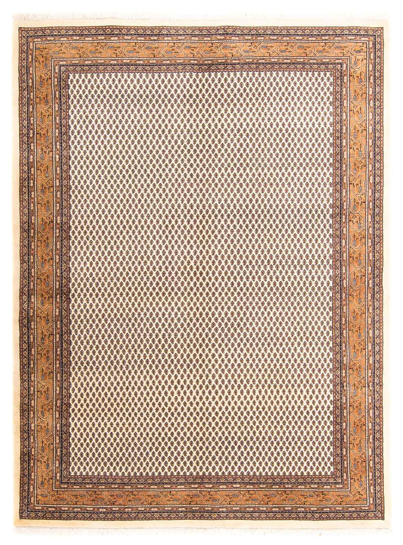 Orientalsk tæppe - Mir - Indus - 238 x 176 cm - beige