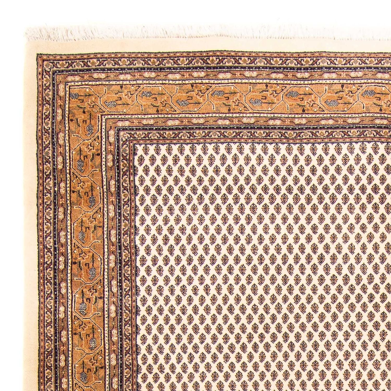 Orientalsk tæppe - Mir - Indus - 238 x 176 cm - beige