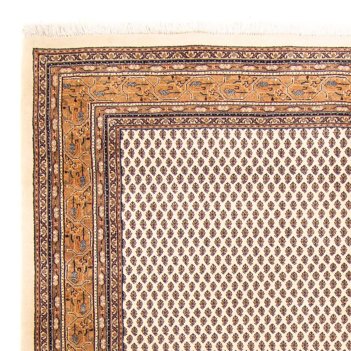 Orientalsk tæppe - Mir - Indus - 238 x 176 cm - beige