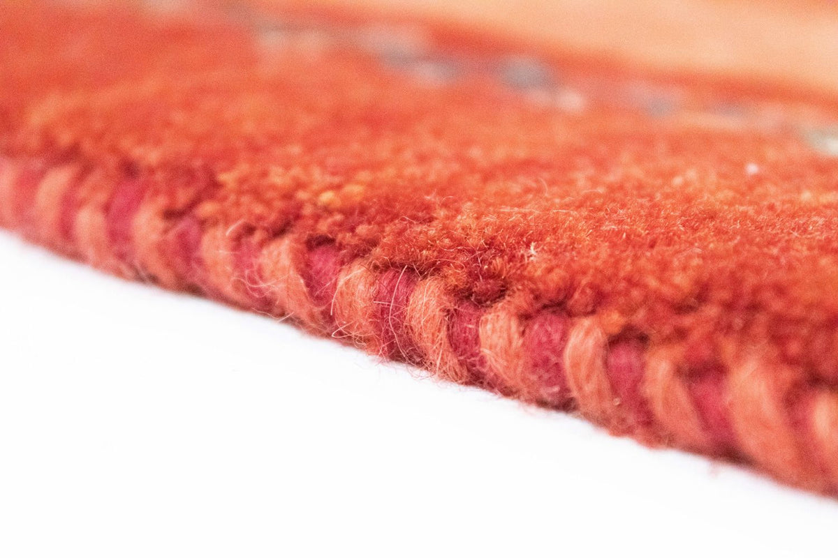 Gabbeh-tæppe - Persisk - 188 x 142 cm - orange