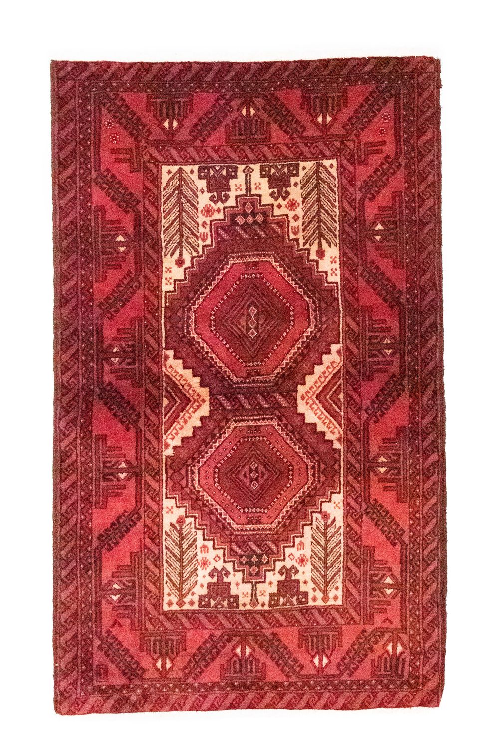 Løber Baluch-tæppe - 178 x 103 cm - rød