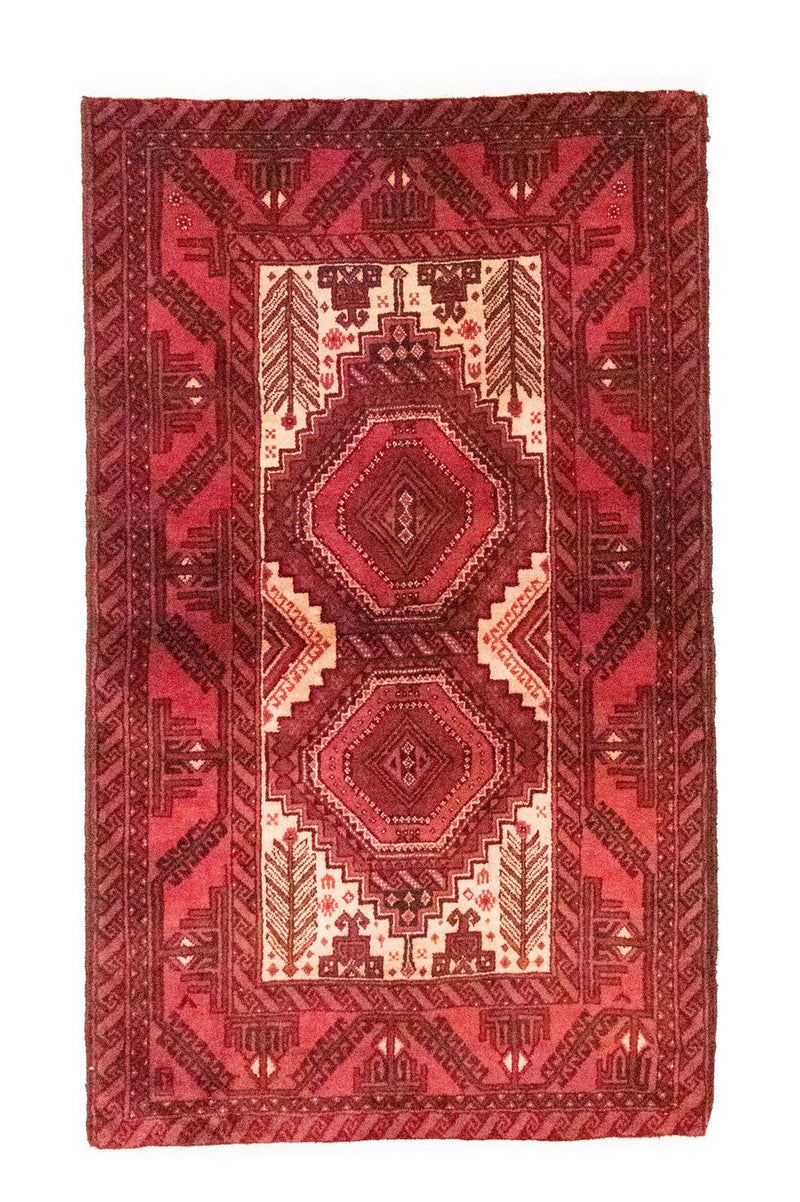Løber Baluch-tæppe - 178 x 103 cm - rød