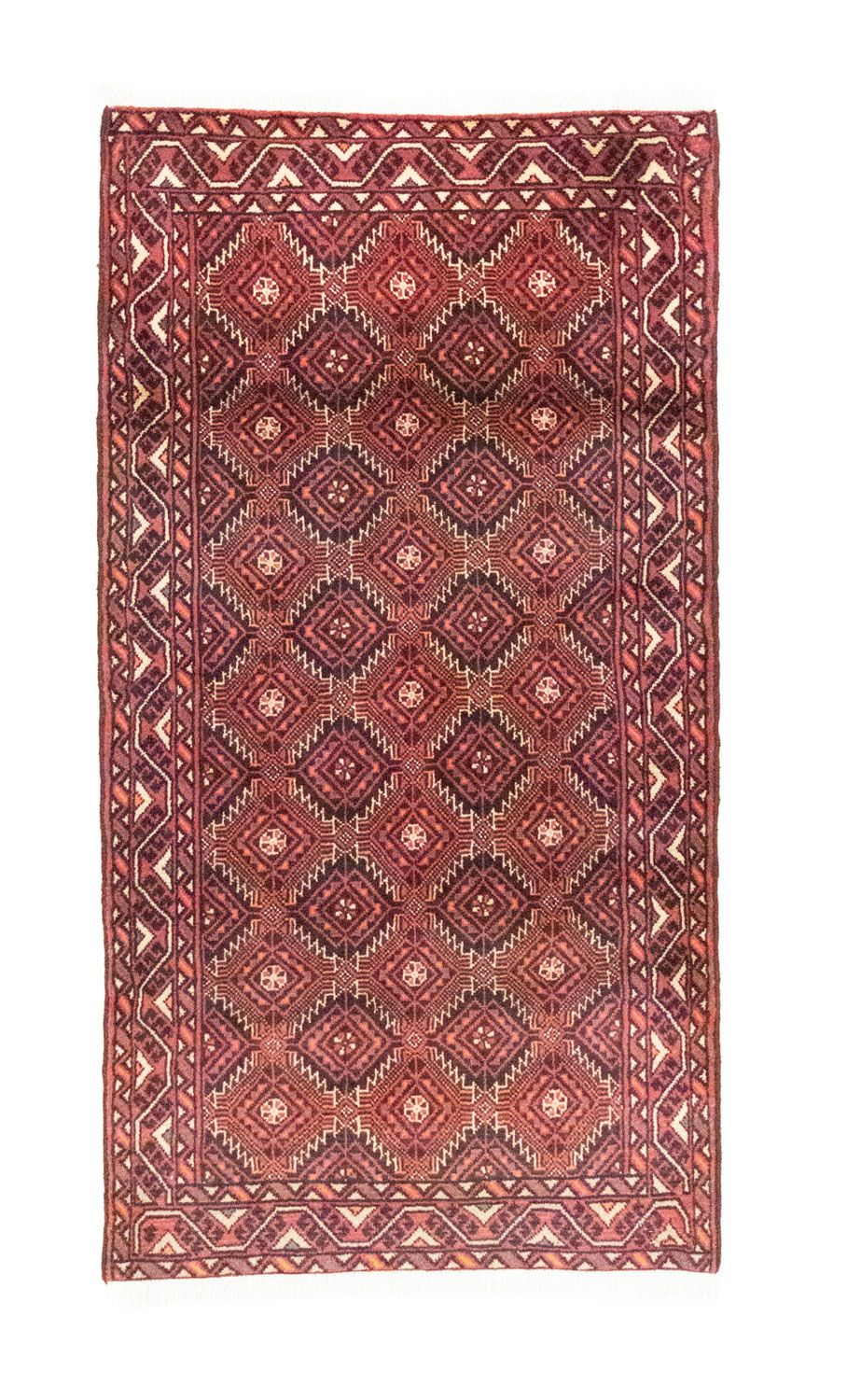 Løber Baluch-tæppe - 187 x 95 cm - brun