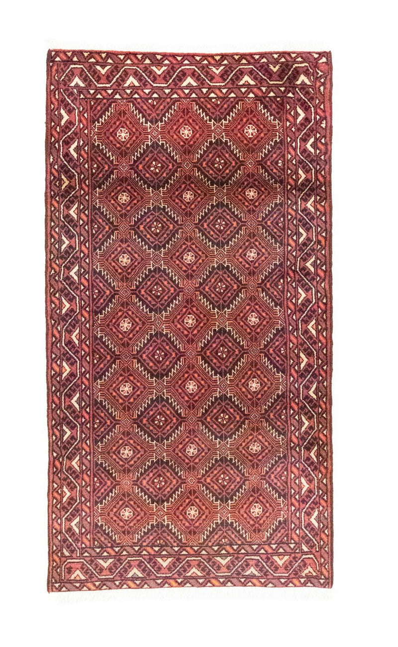 Løber Baluch-tæppe - 187 x 95 cm - brun