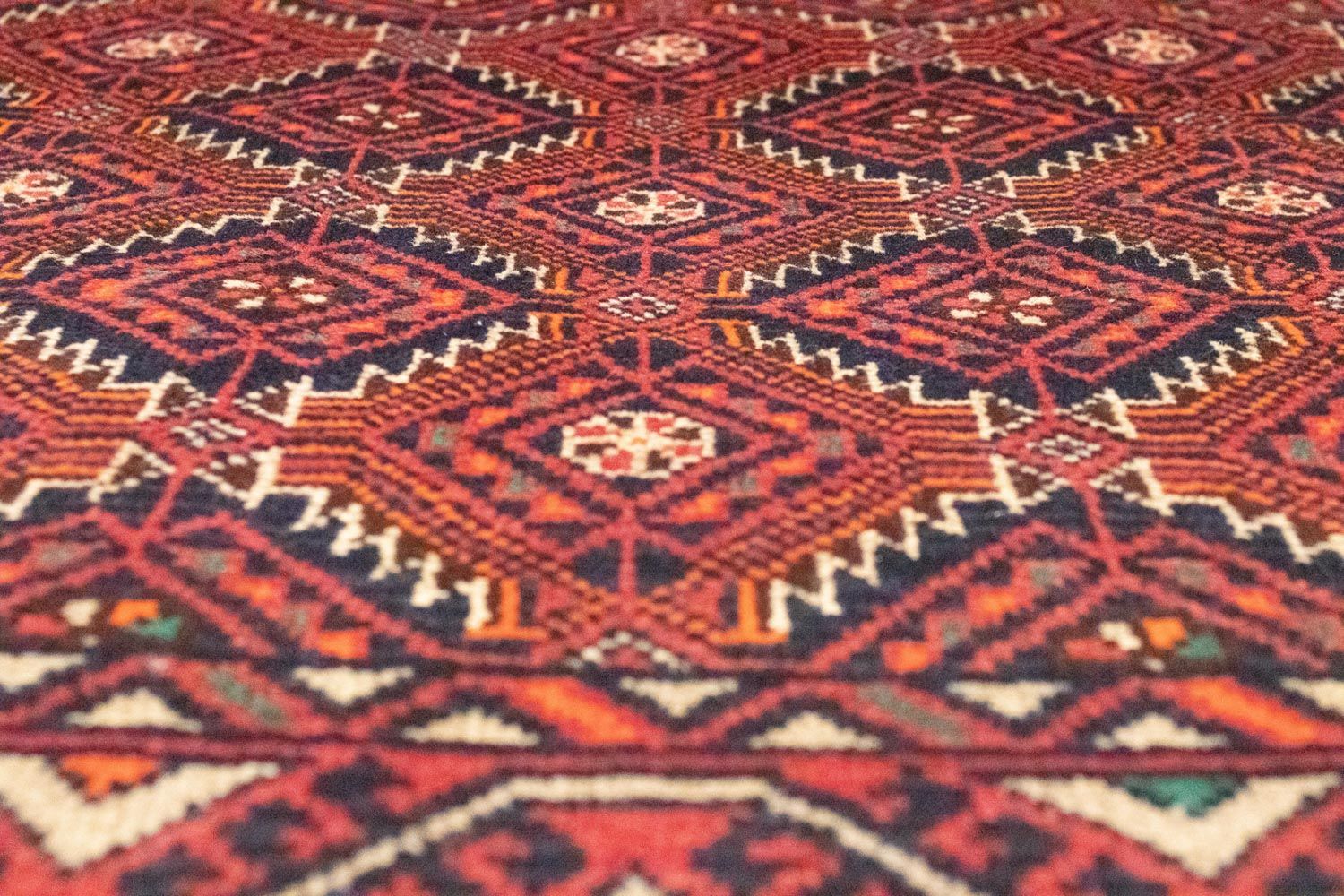 Løber Baluch-tæppe - 187 x 95 cm - brun