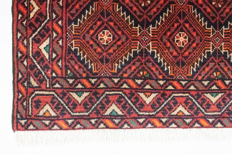 Løber Baluch-tæppe - 187 x 95 cm - brun
