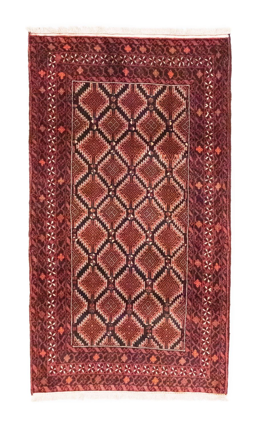 Løber Baluch-tæppe - 185 x 102 cm - brun