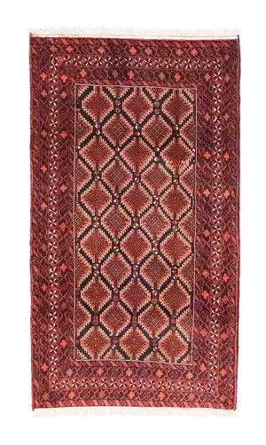 Løber Baluch-tæppe - 185 x 102 cm - brun