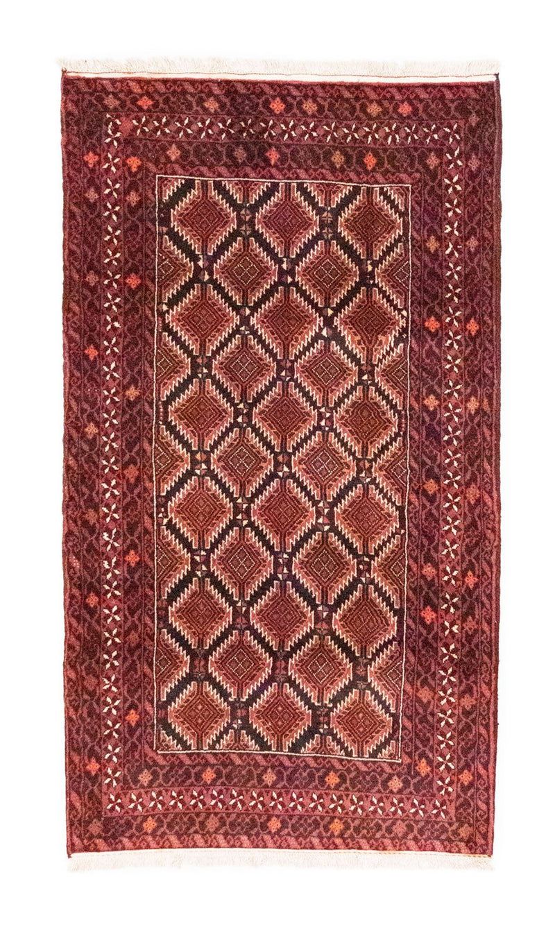 Løber Baluch-tæppe - 185 x 102 cm - brun