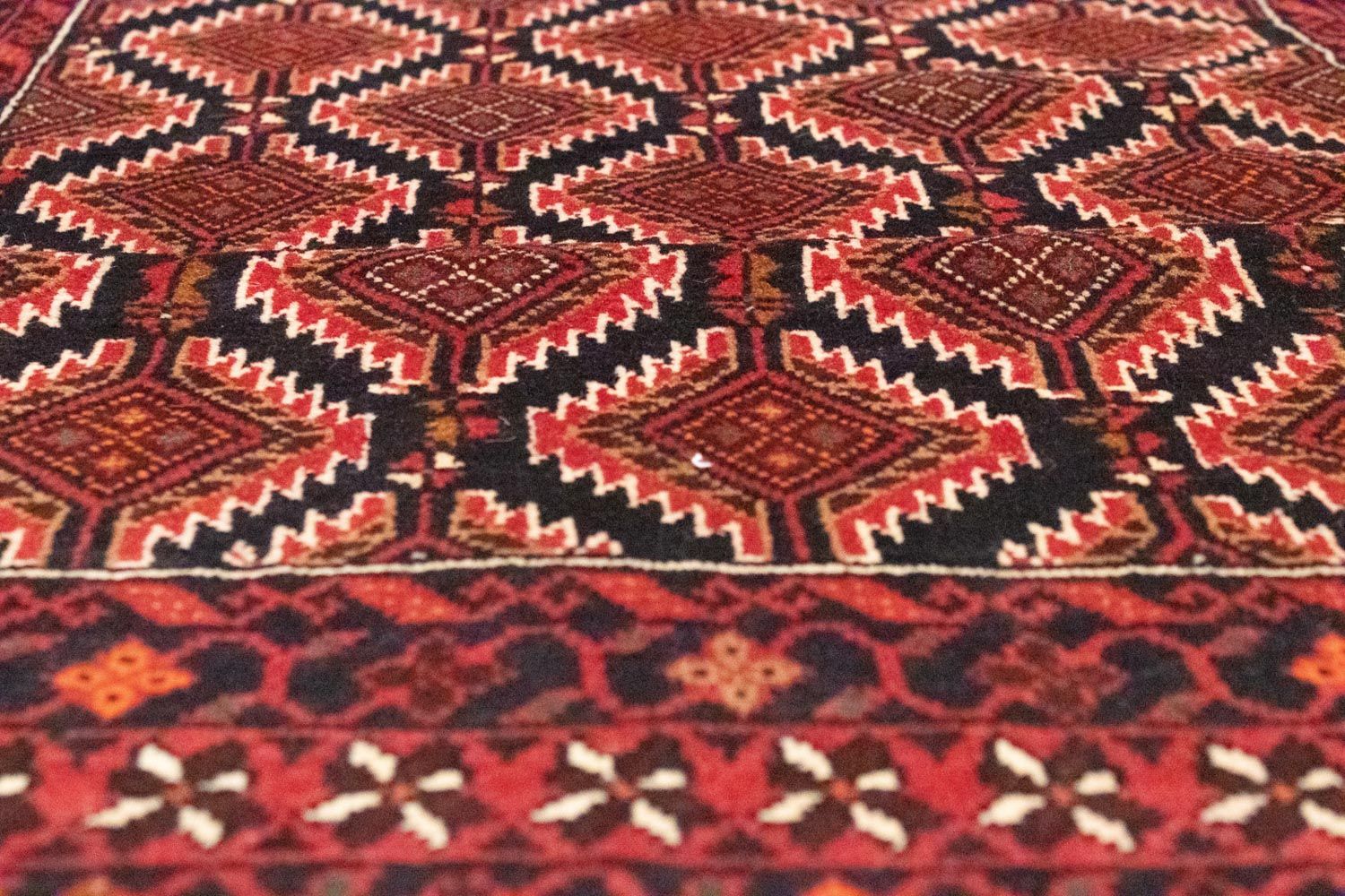 Løber Baluch-tæppe - 185 x 102 cm - brun