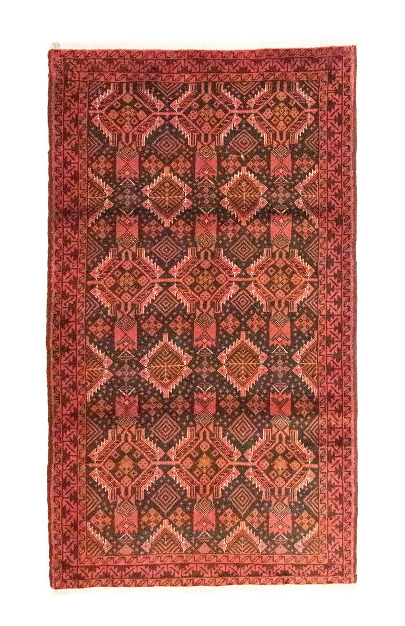 Løber Baluch-tæppe - 195 x 110 cm - orange
