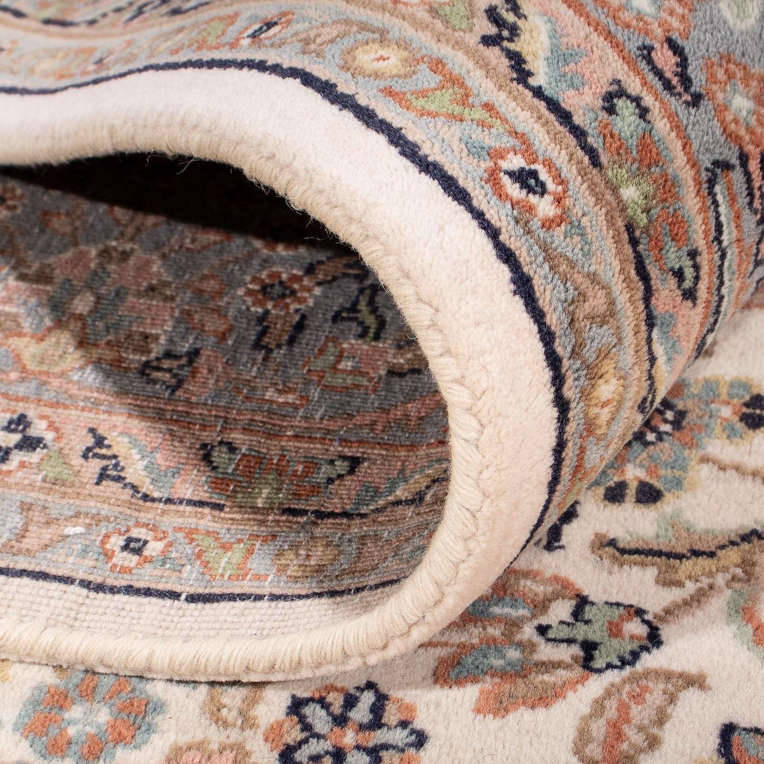 Orientalsk tæppe - Keshan - Indus - 245 x 165 cm - beige