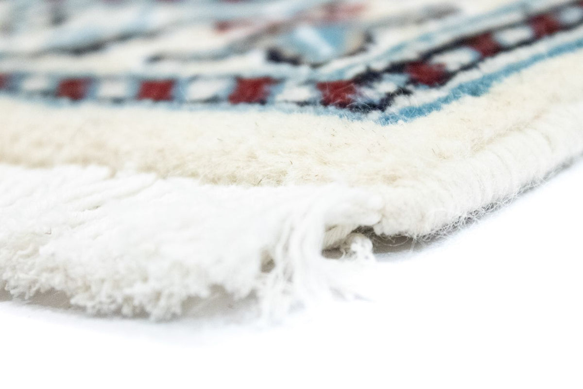 Persisk tæppe - Nain - 131 x 91 cm - naturlig hvid