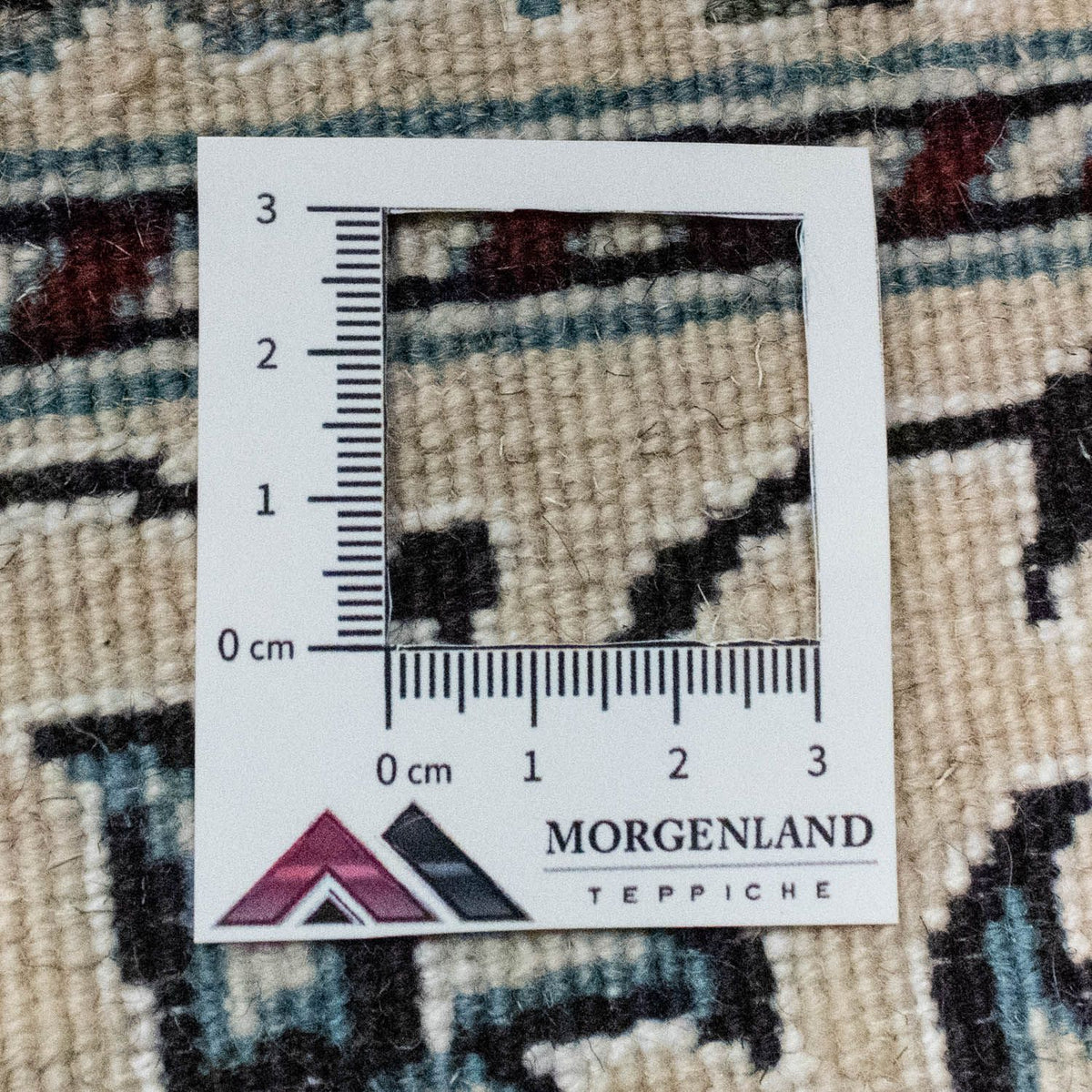 Persisk tæppe - Nain - 131 x 91 cm - naturlig hvid