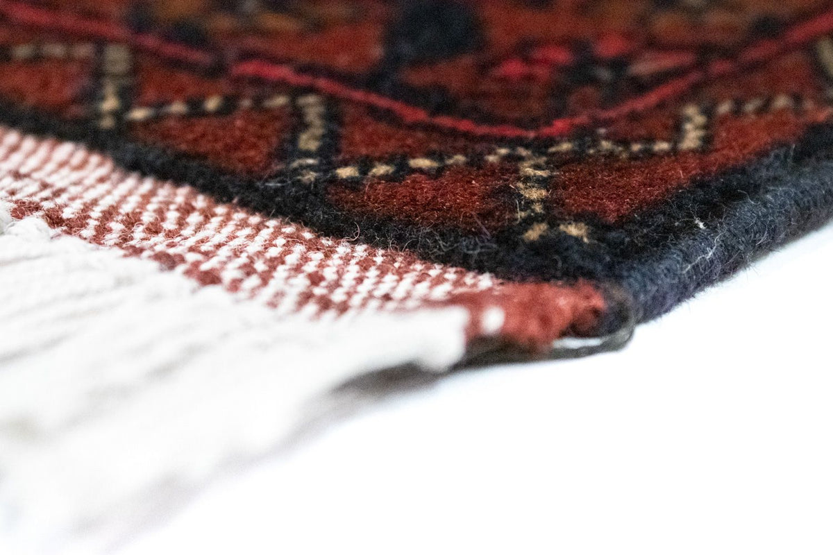 Afghansk tæppe - Kunduz - 149 x 103 cm - rød