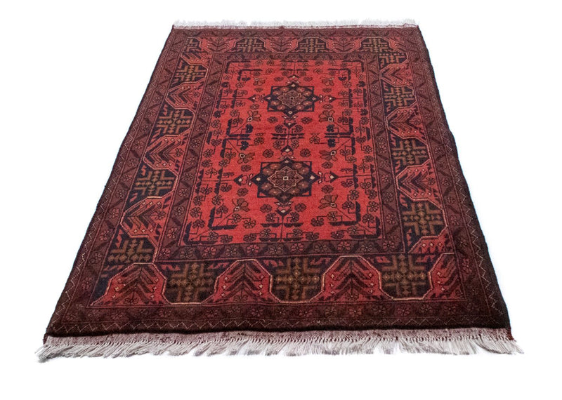 Afghansk tæppe - Kunduz - 149 x 103 cm - rød