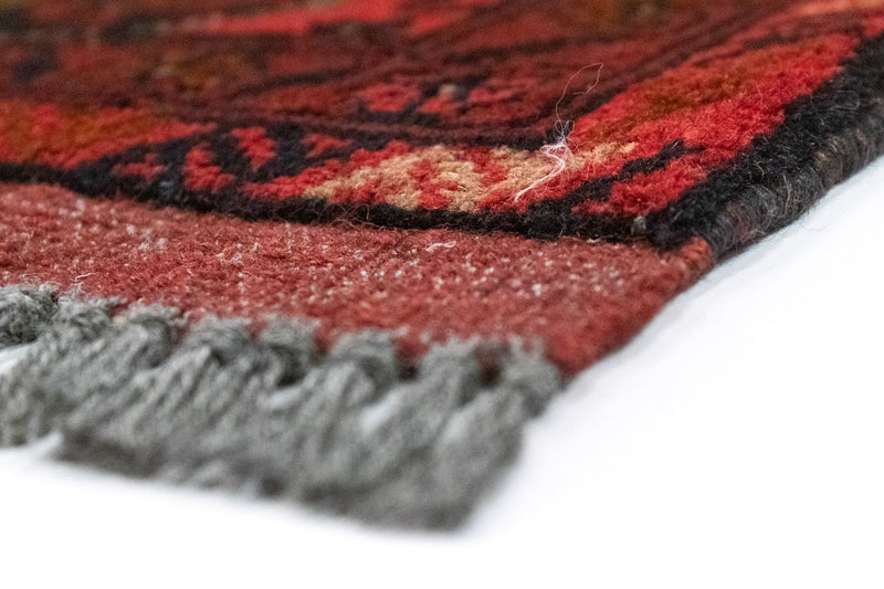 Afghansk tæppe - Kunduz - 150 x 100 cm - rød